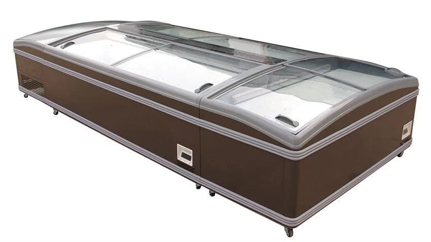 combined island freezer size